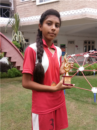 Nancy Yadav - Best Runner at Inter School ICSE U-17 Kho Kho Championship - 2018
